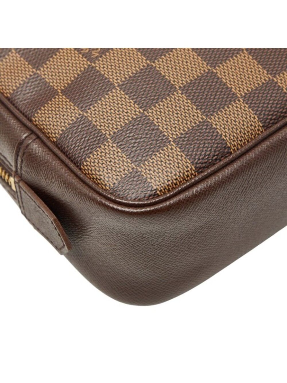 Louis Vuitton Damier Trousse Toilette 25 Cosmetic Pouch Brown - Picture 7 of 10